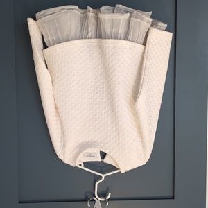 Alphabet creation quilted girls top, size 130/64